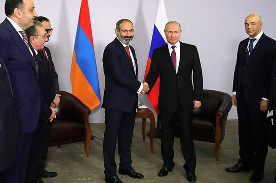 Armenia’s PM to meet Russia’s Putin in St. Petersburg