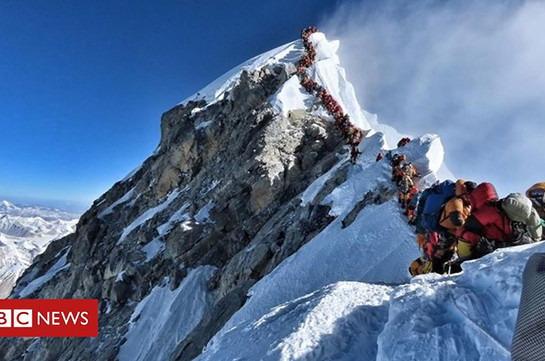 Three more die on Everest amid overcrowding near summit