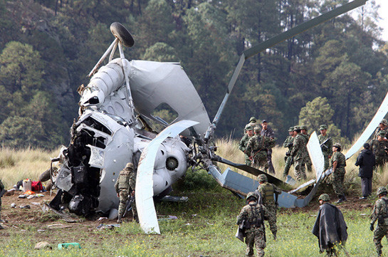 В Мексике разбился вертолет Ми-17