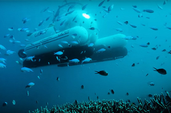 Uber запустит в Австралии «подводное такси» — двухместную субмарину ScUber (Видео)