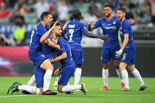 Chelsea secure the Europa League title amid eerie atmosphere in Baku