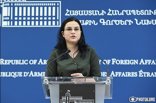 Baku tries to put blame of its non-constructive policy on Armenia and Artsakh: MFA spokesperson