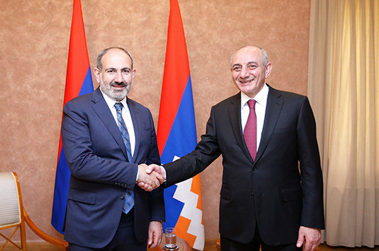 Karabakh president Bako Sahakyan addresses birthday congratulation to Armenia’s PM