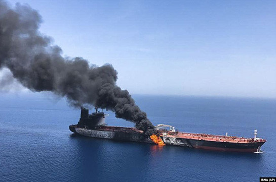 Представлены новые «доказательства» атаки Ирана на танкеры в Оманском заливе