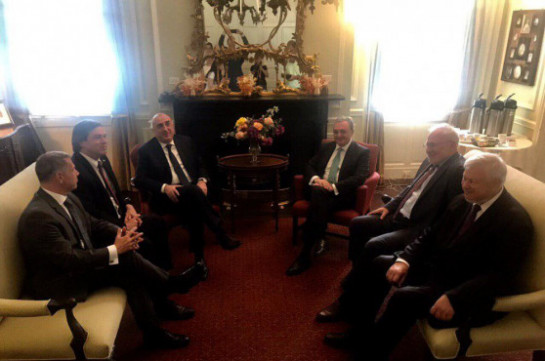 В Вашингтоне стартовала встреча министров иностранных дел Армении и Азербайджана
