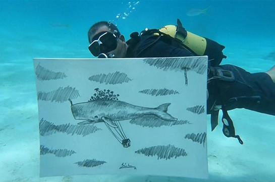 Подводный мир: рисование с натуры (Видео)