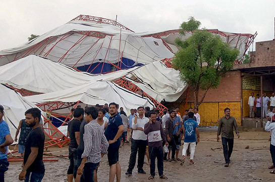 Rajasthan tent collapse kills 14 at religious event