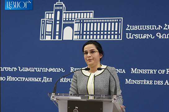 Azerbaijani FM’s claims do not correspond to reality, of non-constructive nature: MFA spokesperson