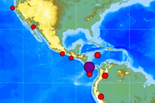 Землетрясение магнитудой 6,3 произошло в Панаме
