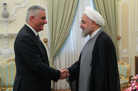 Փոխվարչապետ Մհեր Գրիգորյանն Իրանի նախագահ Հասան Ռոհանիի հետ քննարկել է էներգետիկ ոլորտում համագործակցությունը
