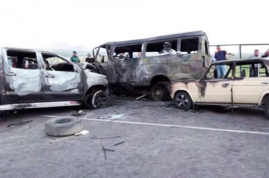 Արարատ-Երասխավան ճանապարհին տեղի ունեցած ողբերգական ավտովթարի գործով ձերբակալվել է «Տոյոտայի» վարորդը