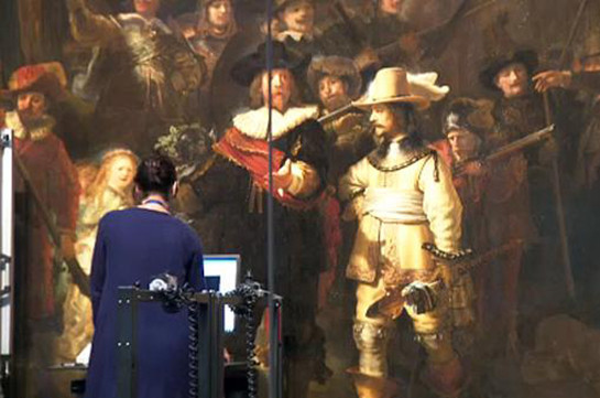 Началась реставрация «Ночного Дозора» Рембрандта (Видео)