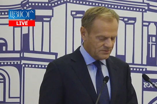 Armenia’s positive dynamics creates new opportunities for cooperation: Tusk