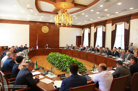 Բակո Սահակյանը կառավարության նիստում կոնկրետ հանձնարարականներ է տվել շահագրգիռ մարմինների ղեկավարների