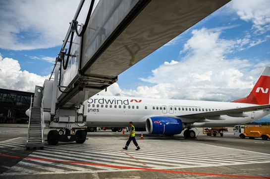 Резервный борт авиакомпании Nordwind совершил посадку в Ереване