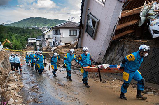 Ճապոնիայում տեղատարափ անձրևների հետևանքով երկու կին է տուժել
