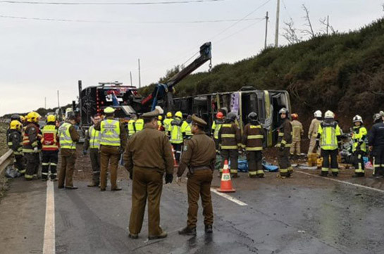 В Чили шесть человек погибли в ДТП с автобусом