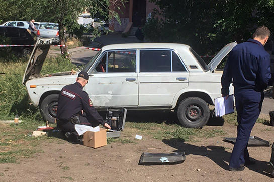 Автомобиль взорвался в Магнитогорске