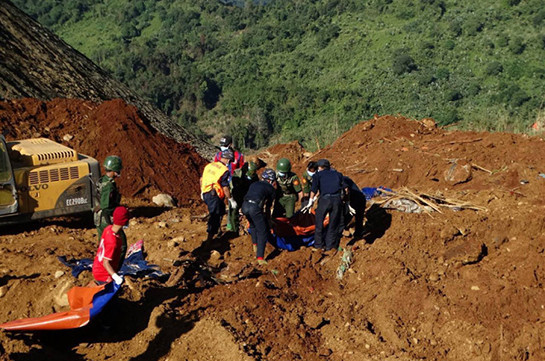 Число погибших в результате оползня в Мьянме возросло до 29 человек