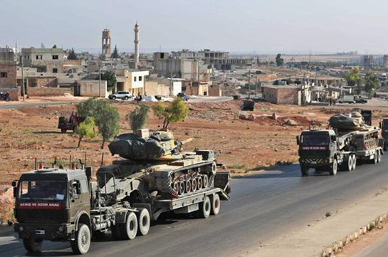 Syrian civil war: 'Three killed' in attack on Turkish convoy