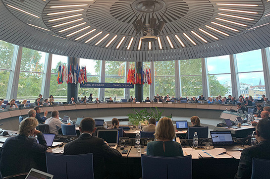 Ֆրանսիայի կառավարության և Եվրոպայի խորհրդի հատուկ հրավերով Արման Թաթոյանը ելույթ է ունեցել Նախարարների կոմիտեի նիստում