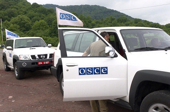 Миссии ОБСЕ провела очередной мониторинг на линии соприкосновения ВС Арцаха и Азербайджана