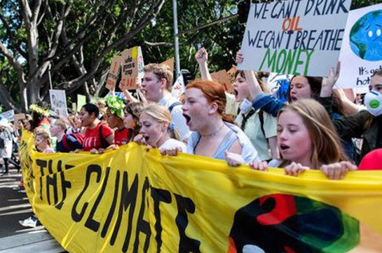 'Do your jobs': Striking students demand leaders act on climate
