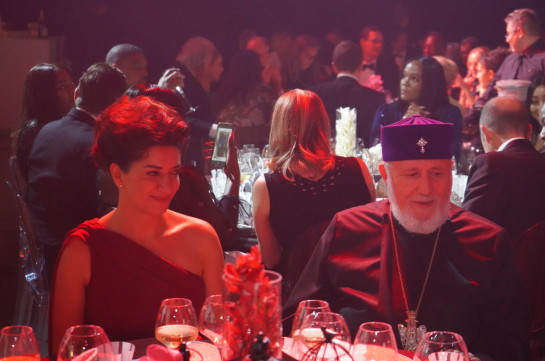 Armenia’s PM’s spouse, Armenia’s Cathoicos attend gala evening in Geneva dedicated to Armenia