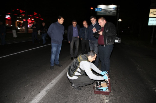 Two people suspected in murder of police officer in Yerevan taken to police department