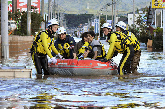 Число погибших в результате тайфуна «Хагибис» в Японии увеличилось до 74