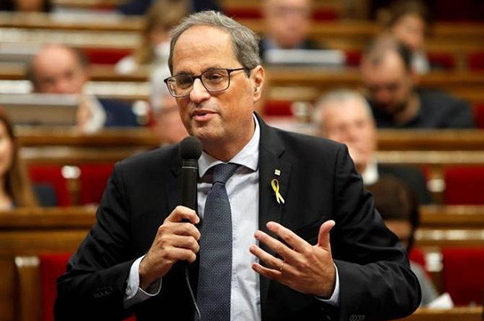 Лидер Каталонии выступил за новое голосование по вопросу независимости автономии