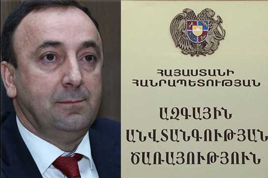 Armenia’s NSS releases a statement over necessity to interrogate Hrayr Tovmasyan’s family members