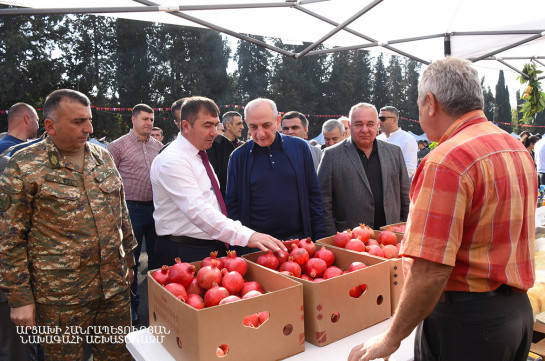 Artsakh Republic President was present at the pomegranate festival