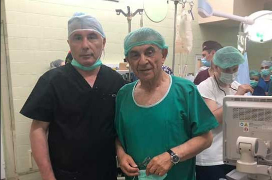 В медицинском центре «Арабкир» впервые проведена операция по пересадке печени ребенку от живого донора