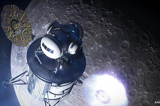 Корпорация Boeing представила NASA проект аппарата для высадки астронавтов на Луну