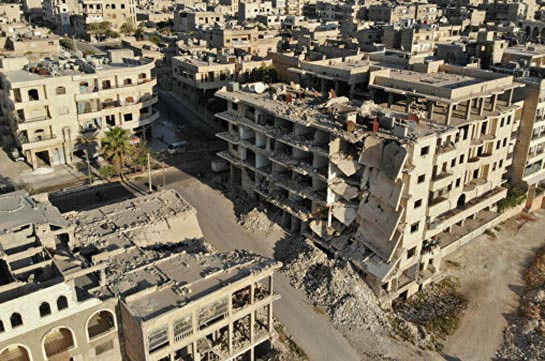 При падении снарядов у дворца правосудия в Алеппо пострадали шесть горожан