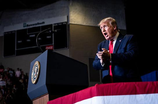 Impeachment inquiry: Trump lashes out at Louisiana rally