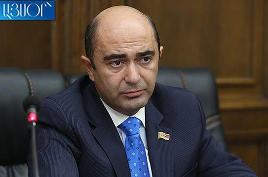 Bright Armenia faction head describes veto on Armenian genocide resolution as “expected bad scenario”