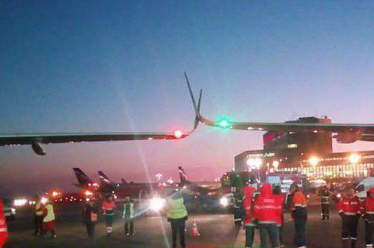 Շերեմետևոյում A320-ը շրջադարձի ժամանակ մեկ այլ օդանավի է դիպել