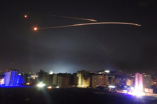 Israel hits 'dozens of Iranian and Syrian targets'