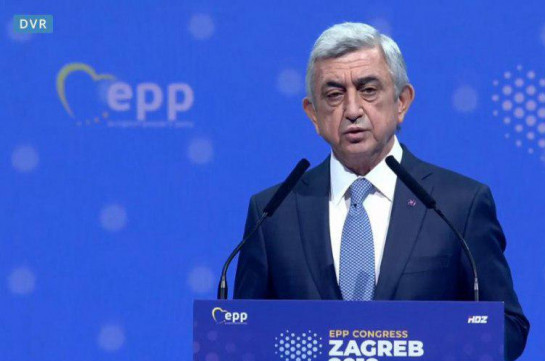 Armenia’s third president urges EU countries to ratify Armenia-EU agreement