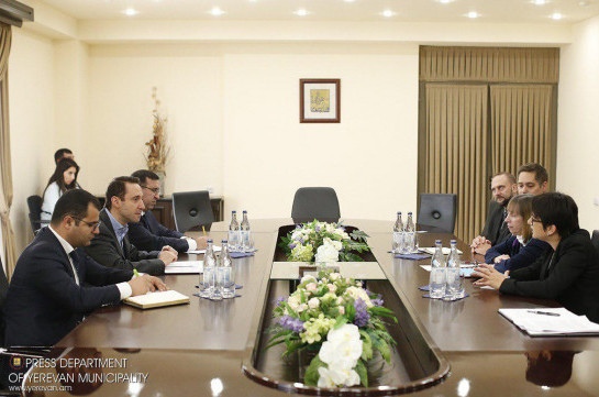 Yerevan Mayor receives U.S. Ambassador to Armenia Lynne Tracy