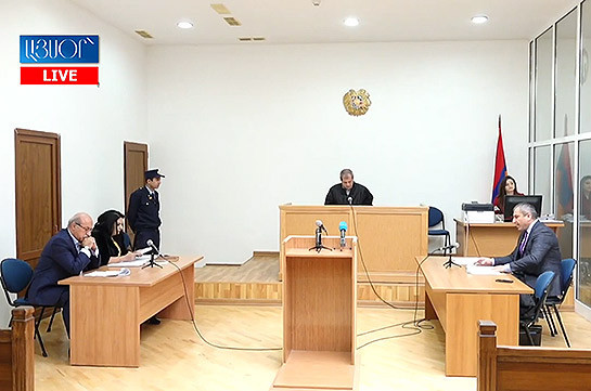 Court hearing of lawsuit of ex-Republican lawmaker Khosrov Harutyunyan against lawmaker Arman Babajanyan launches