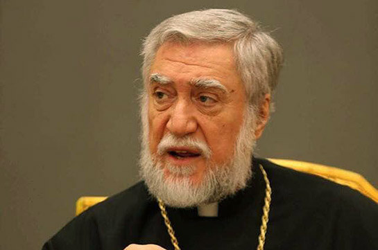 Revolution turns into ashes when the given promise is not kept: Aram I Catholicos