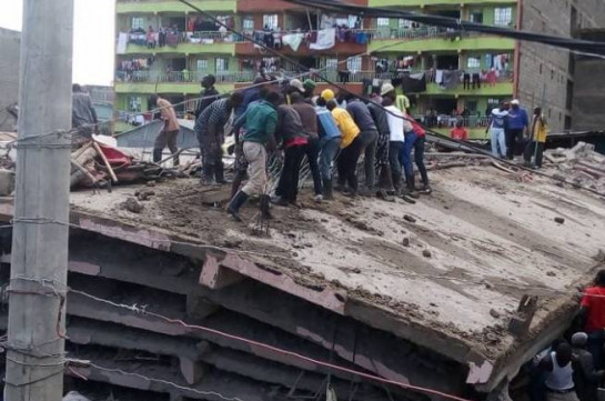 В Найроби рухнуло шестиэтажное здание