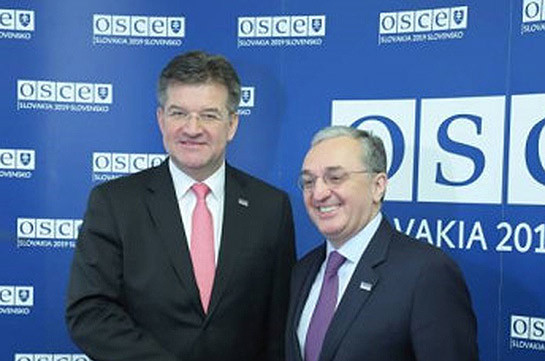 Armenian FM, OSCE Chairperson-in-Office emphasize necessity of peace-promoting steps in Karabakh conflict settlement process