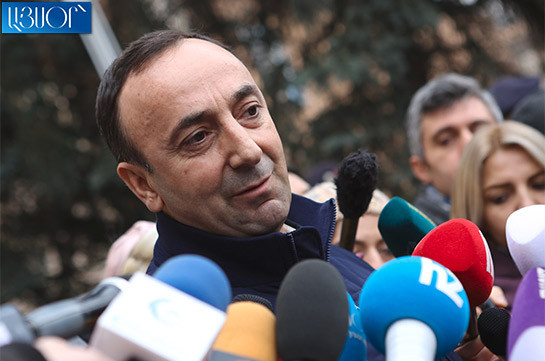 Hrayr Tovmasyan refused to give testimonies