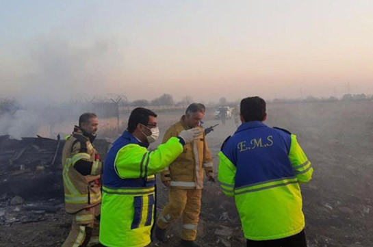 При крушении украинского лайнера в Иране никто не выжил
