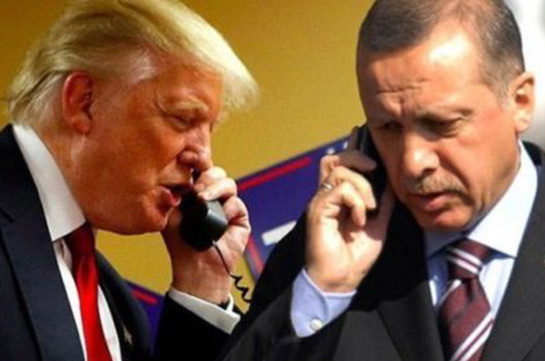 Трамп обсудил с Эрдоганом ситуацию на Ближнем Востоке