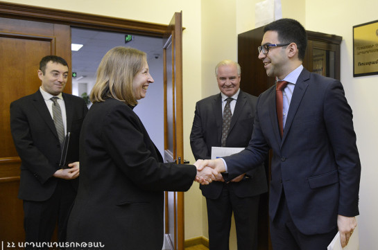 Armenia’s Justice Minister, U.S. Ambassador discuss anti-corruption reforms in Armenia